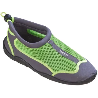 Beco Aquaschuhe Surfschuhe Stand Up Paddling Wattschuhe, Grau/Grün, 47, 90661