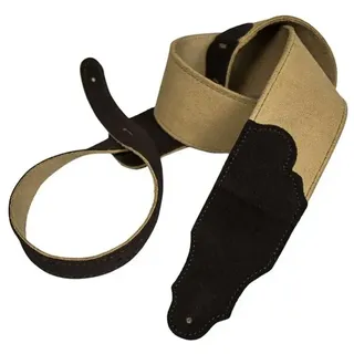 Franklin Gitarrengurt - Wildleder - Honig & Schokolade