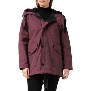 G-STAR RAW Damen Mid Parka, Purpur (vineyard wine D22024-A281-D303), M