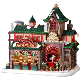 Lemax Le Rentier, Weihnachtsmann - Santa's Reindeer Stables