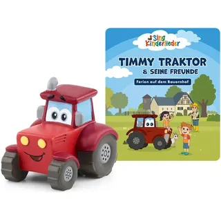 Tonies Hörspielfigur Sing Kinderlieder - Timmy Traktor & seine Freunde rot