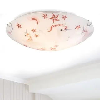bmf-versand Deckenleuchte E27 Kinderzimmer Kinderlampe Einhorn Junge Mädchen mit Pflegetuch