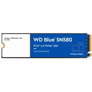 Western Digital WD Blue SN580 NVMe SSD 2TB, M.2 2280 / M-Key / PCIe 4.0 x4 (WDS200T3B0E)