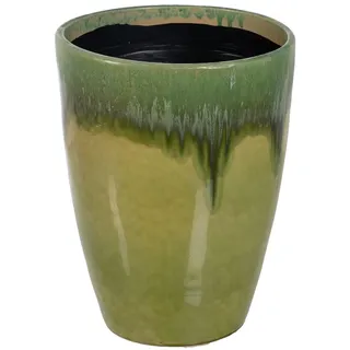 BigBuy Home Vase grün Keramik 41,5 x 41,5 x 53,5 cm