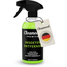 Cleaneed Premium Insektenentferner – Made in Germany – Extra stark, Rückstandsfrei, Garantiert Lackverträglich, Einfacher Auftrag 500ml