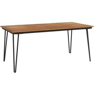 vidaXL Gartentisch 180 x 90 x 75 cm Braun