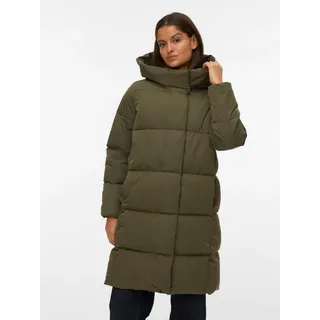 Steppmantel VERO MODA "VMSTELLA COAT NOOS", Damen, Gr. M, grape leaf, Steppware, Obermaterial: 100% Polyester, unifarben, kniefrei, Mäntel Steppmantel