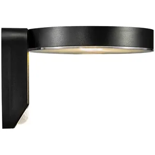 Nordlux Außenwandleuchte Kunststoff 12 cm inkl. Dämmerungssensor schwarz