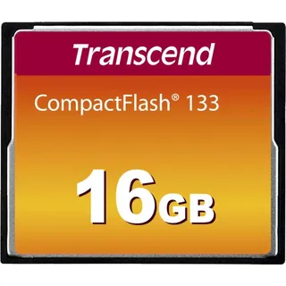 Transcend 16GB CompactFlash CF-Speicherkarte, bis 50 MB/s, MLC, DSLR-Kamera | Ultra-DMA-Übertragungsmodus 4 (UDMA 4), ECC-Unterstützung