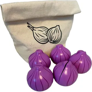 Tanner Tanner, Kaufladen Zubehör, Zwiebeln zum Schneiden im Baumwollsäckchen«