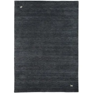 Pergamon Gabbeh Shiva Wollteppich 70 x 300 cm Anthrazit