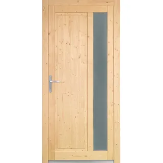 Panto Holz-Nebeneingangstür NET 510 Fichte Natur 88 cm x 200 cm Anschlag Links