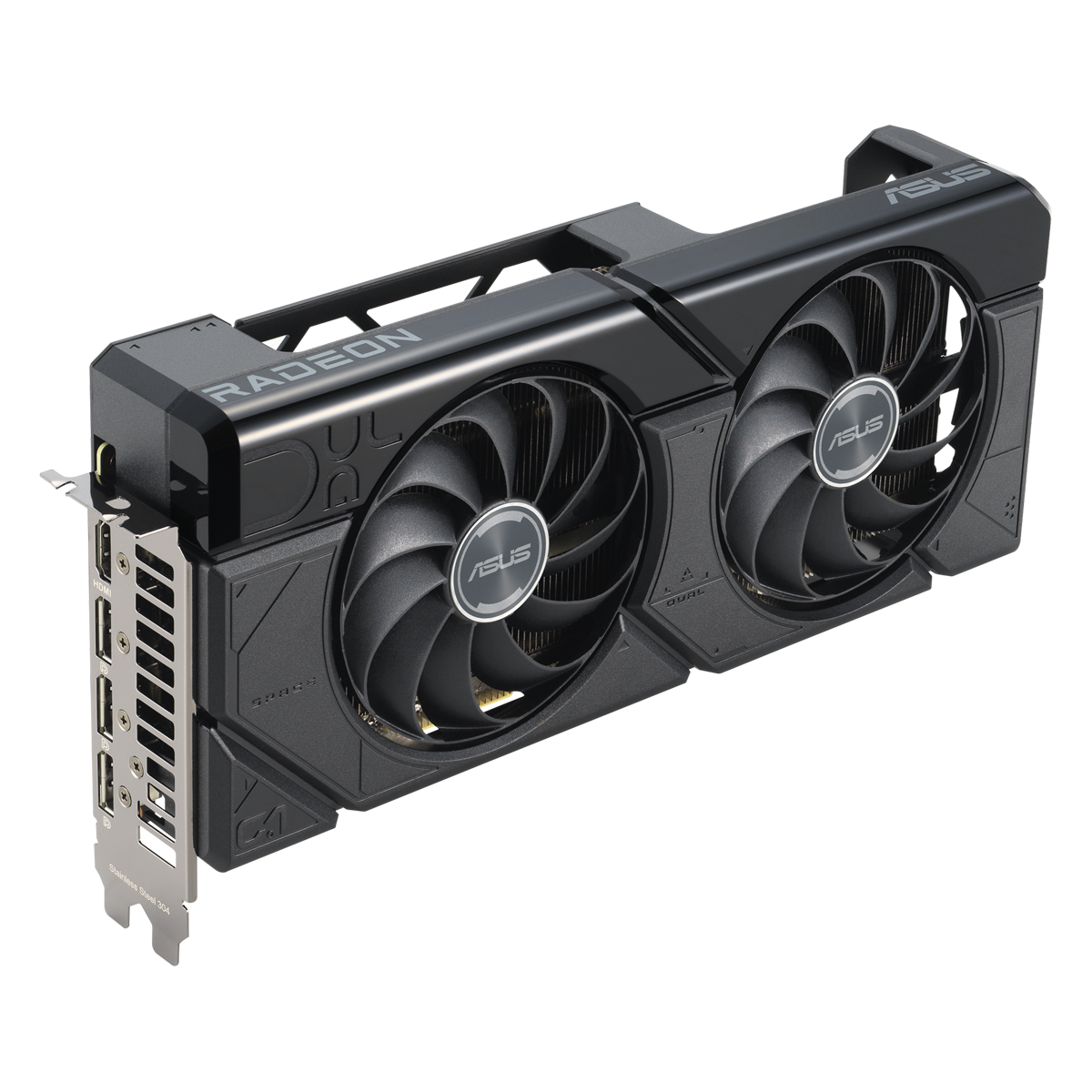 Bild von Dual Radeon RX 7600 XT OC, DUAL-RX7600XT-O16G, 16GB GDDR6, HDMI, 3x DP (90YV0K21-M0NA00)