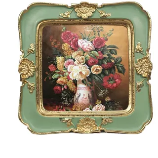 winplus+ Bilderrahmen Vintage Grün 7,6x7,6 cm 2er Set