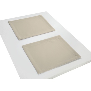 Adam Platzset »Uni Collection«, (Packung, 2 St.), beige