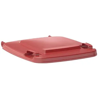 Deckel PE rot f.Müllgroßbehälter 240l - Rot
