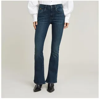 G-Star 3301 Flare Jeans Worn In Icy Blue 29 32