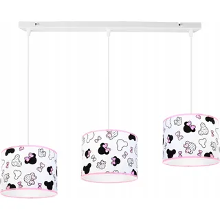 Loft Deckenhängelampe Für Kinder, Led-Lampenschirm - Weiß, Rosa