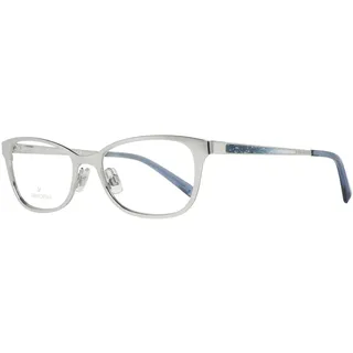 Swarovski Brillengestell Silber Metall SK5277 016 52mm Für Damen