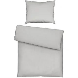 Esposa Bettwäsche , Grau , Textil , Uni , 140x220 cm , pflegeleicht, atmungsaktiv, schadstoffgeprüft , Heimtextilien, Bettwäsche & Leintücher, Bettwäsche, Seersucker-Bettwäsche