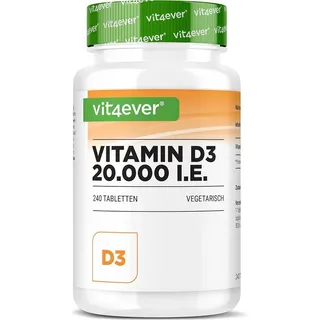 Vit4ever  Vitamin D3 20.000 I.E. Depot Tabletten 240 St.