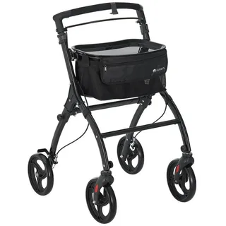 Juskys Indoor Rollator Aktiv - Schwarz