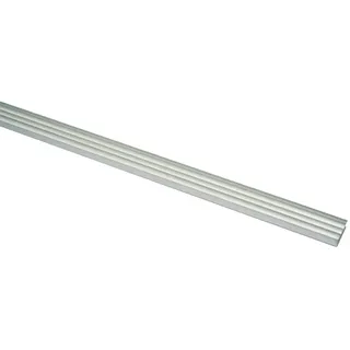 GARDINIA Gardinenschiene Unterprofil 3-läufig Ø 60 mm 60 cm Silber