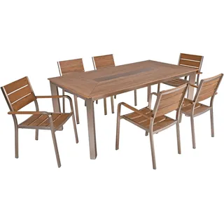 Garden Pleasure Florence Set 7-tlg. Beige
