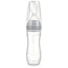Bild Squeeze Fütter-Flasche mit Löffel