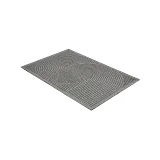 Astra Fußmatte »GraphicDeluxe« rechteckig 8 mm Höhe Türmatte, wetterfest, schmutzabweisend, rutschfest, silberfarben