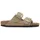für Damen 1030395 Sandalen aus Leder Arizona Big Buckle Schmale Passform hellbraun 36 Wohnung Keine Lässig