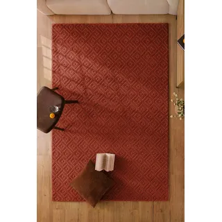 WECON HOME Castello TWO Kurzflorteppich 200 x 300 cm Rot