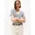 V-Neck Kurzarm-T-Shirt Breton/Ecu/Dark Night Navy S