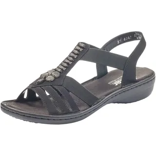 Rieker Riemchensandale Damen Schwarz 36