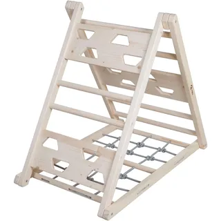 Klettergerüst ROBA "Montessori Kletterdreieck", natur, Klettergerüste, Kinder, B/H: 63,5cm x 97,5cm, Holz, Klettergerüst, Belastbar bis 50 kg, B:63,5cm H:97,5cm L:85cm