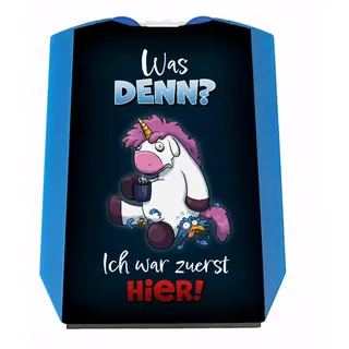 speecheese was denn, ich war zuerst Hier Einhorn Parkscheibe mit 2 Einkaufswagenchips lustiges Geschenk für Autofahrer die Ihr Auto gerne überall Stehen Lassen oder Mitbringsel zum