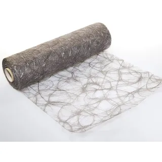 Sizoweb Tischläufer in unterschiedlichen Farben, 30 cm breit, 5 oder 20 m lang 20 m taupe 9150
