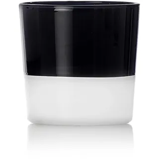 Ichendorf Milano Weinglas, weiß - schwarz, Kollektion Light Colore, 30 cl, Borosilikatglas, handgefertigt