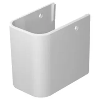 Duravit Halbsäule Happy D.2 für Waschtisch, weiss, wondergliss