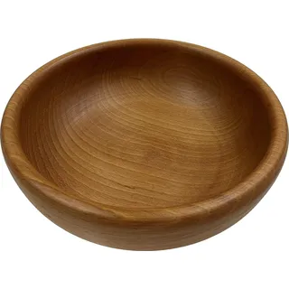 Servierschale Dekorative Obstschale Lebensmittel Salat Schüssel Natürliche Holz Snackschale Elegante Rustikale Holzschale 24cm Groß - Handgemacht aus Holz