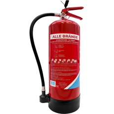 Firexo Feuerlöscher (9 Liter) – Alle Feuerarten – Mehrzweck-Feuerlöscher für Haushalt, Küche, Grill, Heimgebrauch, Gewerbe, Industrie und Büro