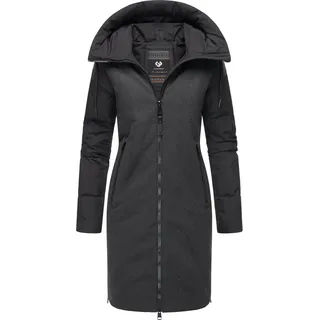 Wintermantel RAGWEAR "Wintermantel Jumana", Damen, Gr. XXL, schwarz, Obermaterial: 100% Polyester PES.  Obermaterial: Futter: 100% Polyester PES. 100% Polyester PES., Mäntel Wintermantel