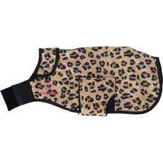 Digby & Fox Leopard Print Dog Coat (XS, Hundemantel), Hundebekleidung