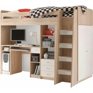 Begabino »Unit« mit Kleiderschrank, Schreibtisch und Schubladen,