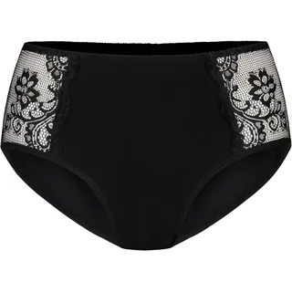 Teyli Unterhosen Damen Hoher Stand - Unterwäsche Frauen Baumwolle - Slip Damen Baumwolle Hinter der Hüfte - Slips Frauen - Panties Women - Unterhosen Bequeme und Atmungsaktive Schwarz XXL