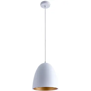 Paco Home Pendelleuchte »JACK« E27 Küchenlampe Hängelampe Esszimmer Esstischlampe Innen Gold Weiß, weiß