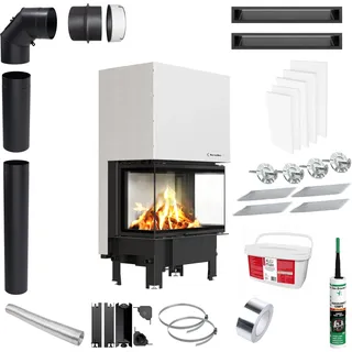Kamineinsatz KRATKI REGNOR 8 kW 200 Montage- und Einbausatz - Schwarz