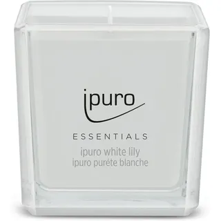 ipuro ESSENTIALS Duftkerze White Lily  125g