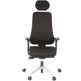 HJH Office Pro-TEC 400 Stoff Schwarz