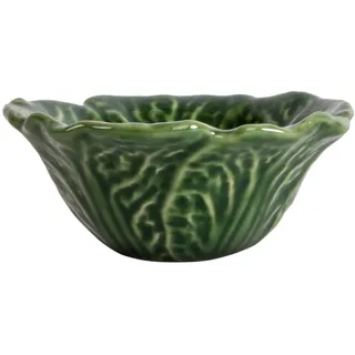 ByON Schale in Kohlform Veggie S aus Steingut in der Farbe Grün, Größe: 11cm, 5283908212